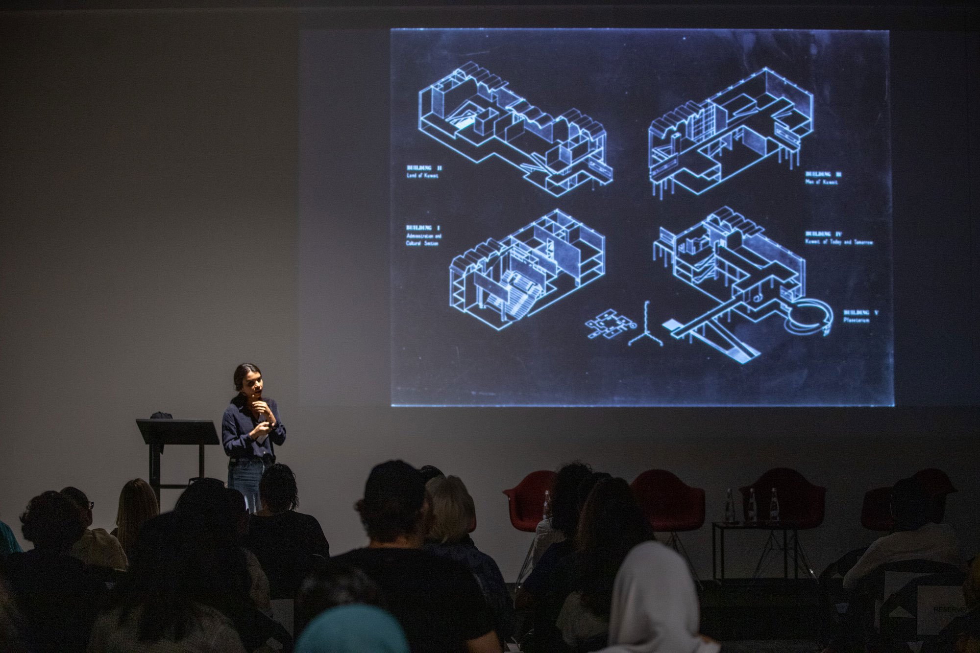 Alia Farid presenting Acquiring Modernity at Temporary Spaces, Alserkal Arts Foundation Project Space, Dubai.