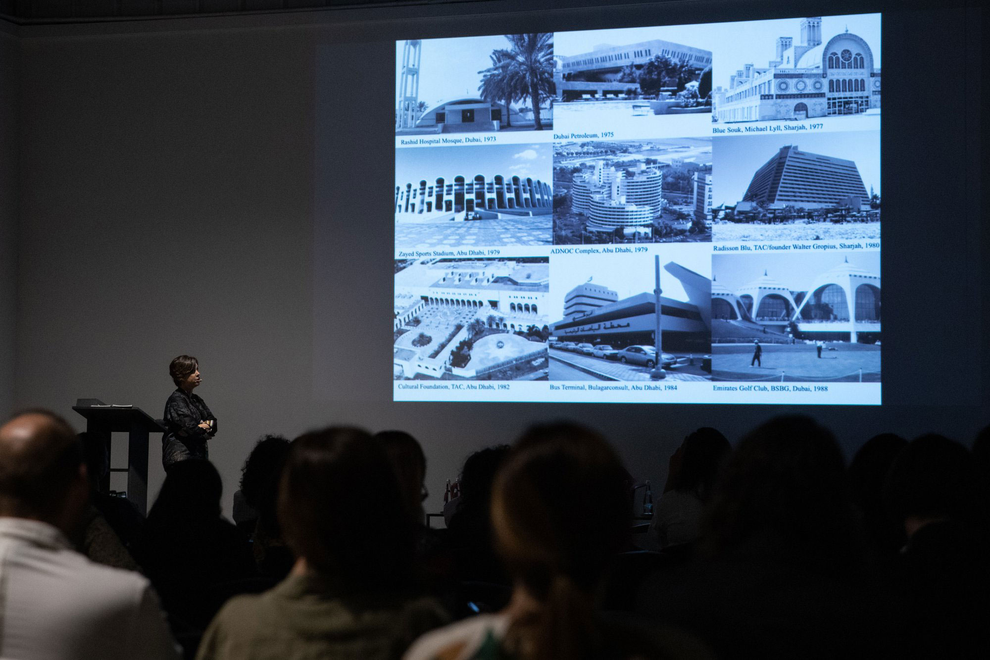 Dr. Michele Bambling presenting Structures of Memory, at Temporary Spaces, Alserkal Arts Foundation Project Space, Dubai.