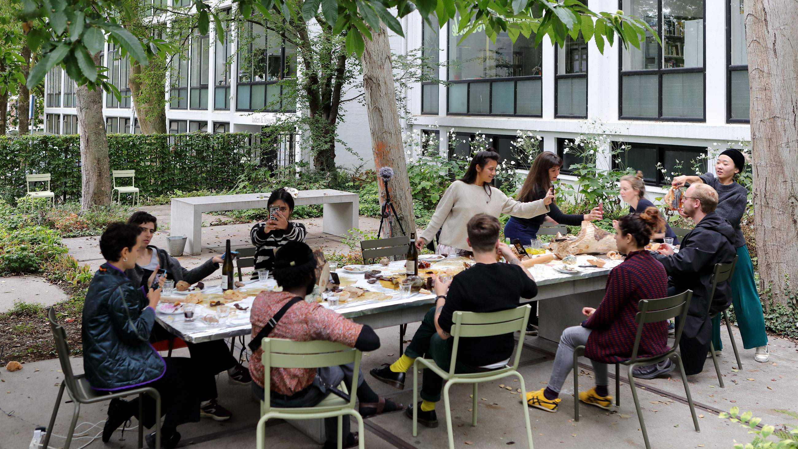 Niina Tervo and Youngeun Sohn, Dinner in the Forest Garden, part of the Environmental Identities series, Jan van Eyck Academie.